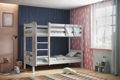 Двухъярусные кровати Премиум — купить детскую 2-ярусную кровать недорого  Премиум (для девочек и мальчиков) — mebHOME