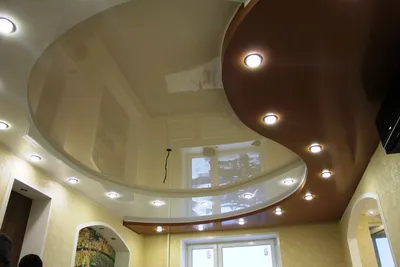 Двухуровневые натяжные потолки с подсветкой цена с установкой во Владимире