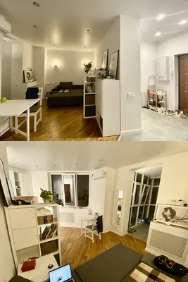 Интерьер недели: двушка мечты в красивых белых тонах | Apartment bedroom  decor, Studio apartment living, Modern apartment decor