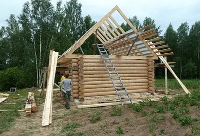 Двухскатная крыша своими руками: как правильно сделать двускатную  стропильную систему? Чертежи, схемы, сборка, установка, возведение