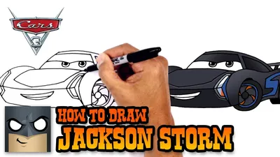 Lightning mcqueen jackson storm hi-res stock photography and images - Alamy
