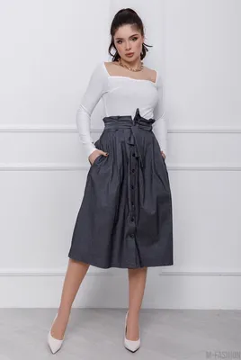 Тренд весна-лето 2020 — джинсовая юбка: 4 модных варианта — BurdaStyle.ru