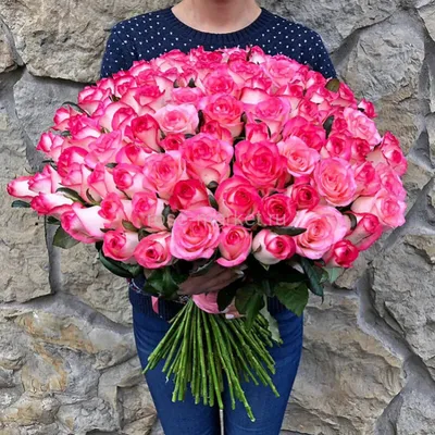 Букет 101 роза Джумилия заказать в интернет-магазине Роз-Маркет в  Краснодаре по цене 13 700 руб.