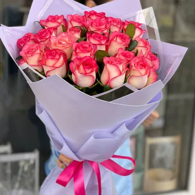 Цветы «Розы Джумилия 15 шт.» с доставкой