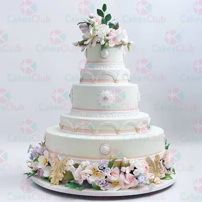Свадебные экслюзивные торты на заказ без мастики в Москве с доставкой -  CakesClub - Страница 2