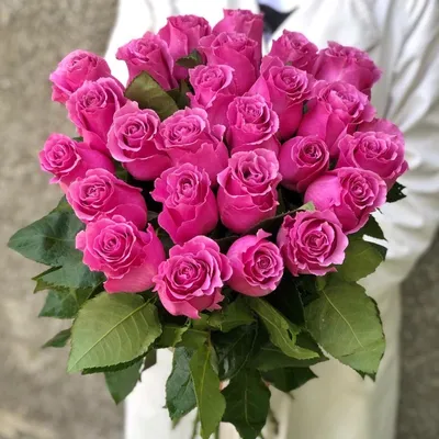 Малиновые эквадорские розы - купить в интернет-магазине Rosa Grand