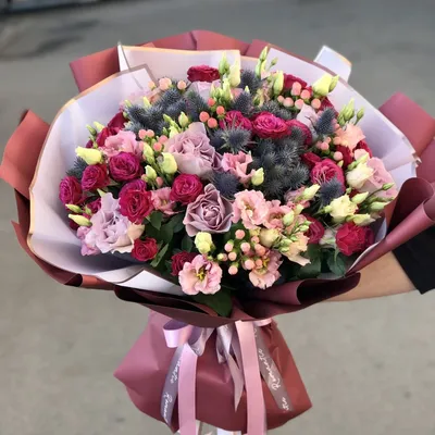 Авторский букет №5 из экзотических цветов - купить с доставкой по Днепру в  royal-flowers.dp.ua