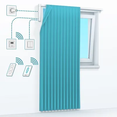 Электрокарниз шторный Glydea A-OK 50 (220В/пульт+wi-fi) | SVIL