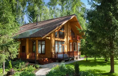 Элитные деревянные дома под ключ в Москве, проекты и цены строительства -  БрусГост