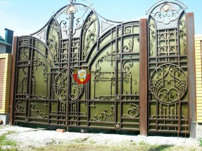 Элитные кованые ворота открытого типа Артикул КВ-137