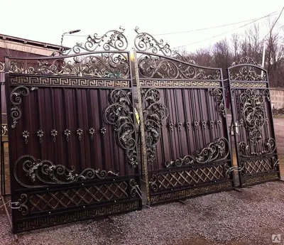 Кованые ворота и калитки - Тротуарная плитка от ПлиткаКовка