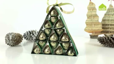 DIY Как сделать ёлочку из конфет. Мастер класс - YouTube