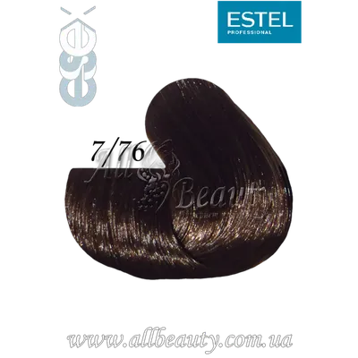 ESTEL PROFESSIONAL Крем-краска 7/76 SENSE DE LUXE для окрашивания волос  русый коричнево-фиолетовый 60 мл | Купить с доставкой в интернет-магазине  kandi.ru