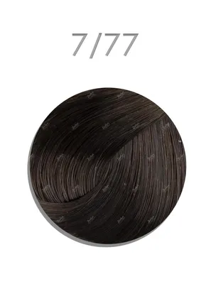 Estel DeLuxe 7/77 Краска для волос Русый коричневый интенсивный 60 мл.