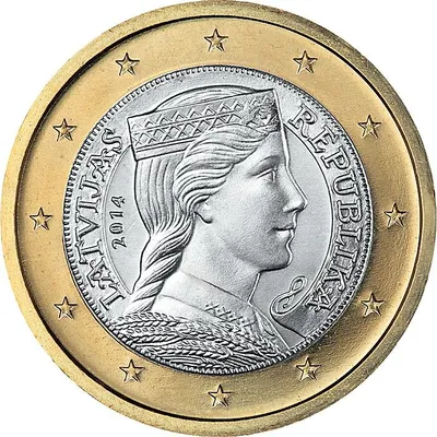 1 евро, Латвия, 2014 - Магазин Евро монет