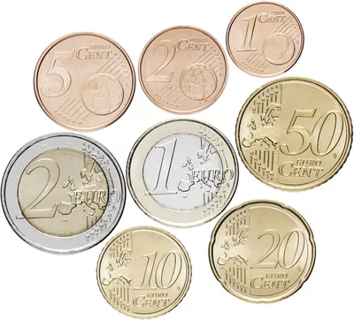 Финляндия набор монет евро 2011 (8 штук) стоимостью 2265 руб.