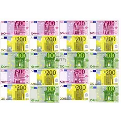 Банкнота евросоюз 20 евро 2015 Франция стоимостью 4250 руб.