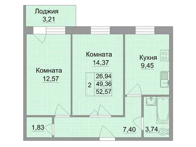 Дизайн-проект евродвушки в ЖК Crystal - Студия дизайна, дизайнер интерьера  Angelina Stolz