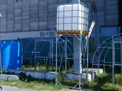 Емкость п/э армированная 1000 л, (еврокуб) (не мытая, 2 кат.), цена в  Санкт-Петербурге от компании ГОЛЬФСТРИМ