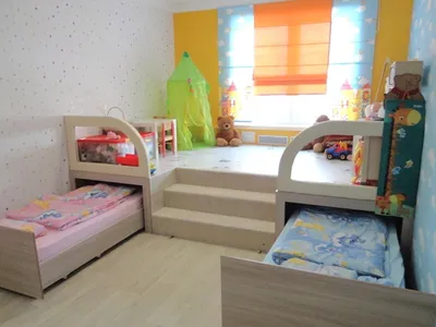 Дизайн детской комнаты для двоих детей: идеи и фото