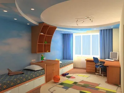 Ремонт детской комнаты для мальчика 56 фото