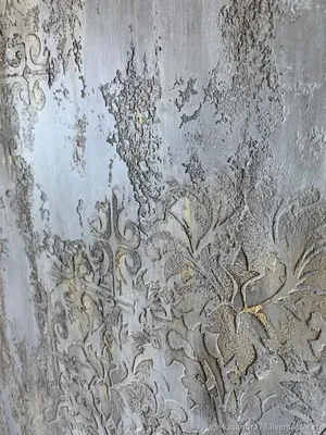 Декор стен :Фактурная штукатурка \"Эффект бетон\" – заказать на Ярмарке  Мастеров – M4B7ORU | Элементы интерьера, Москва