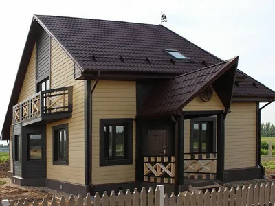 Красивый фасад современного частного дома - 35+ фото — Информация — Grand  Line 🏠 - производство и продажа стройматериалов, материалов для наружной  отделки | Москва | Более 7500 офисов дилеров