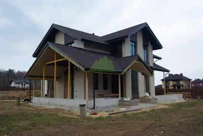 Отделка фасада частного дома: материалы и стили - Holz House