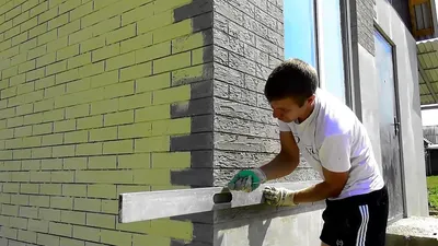 Beautiful and inexpensive plaster for the facade - YouTube