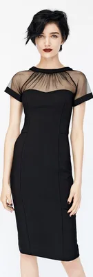 мода | Mesh fashion, Black dress, Little black dress