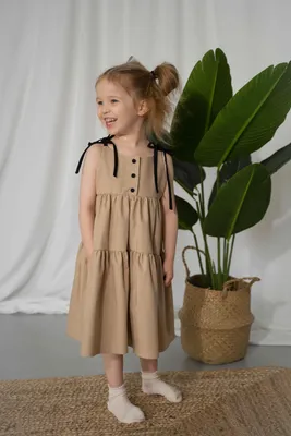Интернет-магазин детской одежды Piccino Bellino: модная одежда для девочек  - Сарафан вельветовый, горчичный, арт. 03262