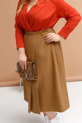 Юбка с высокой талией – купить за 3 290 ₽ | GARDELINA - Модная женская  одежда Size
