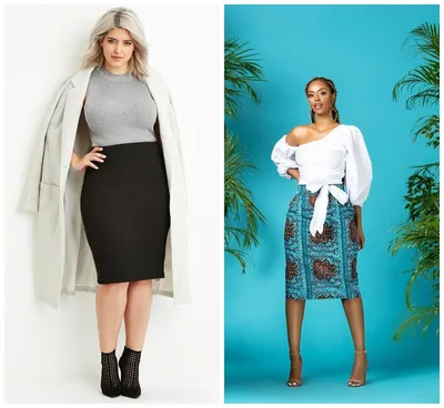 Юбки для полных женщин: фасоны, которые стройнят — BurdaStyle.ru