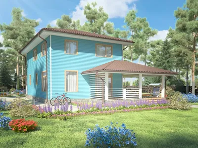 648A «Квазар» - проект одноэтажного дома, с оригинальным планом, с  террасой: цена | Купить готовый проект с фото и планировкой