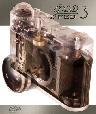 Fed 3, 35mm Rangefinder Camera, c1968