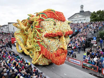 Парад цветов в Голландии Bloemencorso - Блог