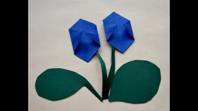 Мастер–класс по аппликации с элементами оригами «Фиалка» (20 фото).  Воспитателям детских садов, школьным учителям и педагогам - Маам.ру