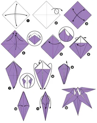 Фиалка оригами фото фотографии