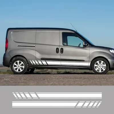 Amazon.com - 2PCS Car Stickers, for Fiat Doblo Cargo Panorama, for  Vauxhall, for Opel Combo Camper Van Graphics Vinyl Decals Tuning Auto  Accessories