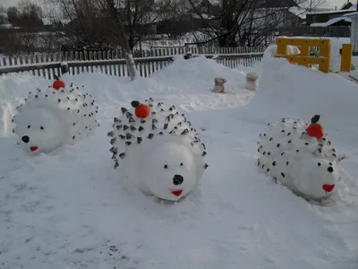 Снежные фигуры в формате PNG: скачать бесплатно и использовать для дизайна