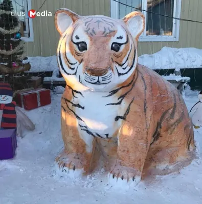 Снежные композиции: фото Фигур из снега в разных размерах