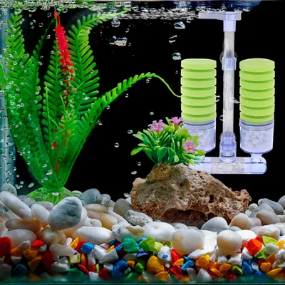 Аквариумный Губчатый Фильтр, удобный аквариумный фильтр, аквариумный  воздушный насос, фильтр из био-пены поставляется с запасными губками и  био-керамикой Me | AliExpress