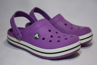 Сабо мужские Crocs Crocband фиолетовые 36-37 EU - купить в Москве, цены на  Мегамаркет
