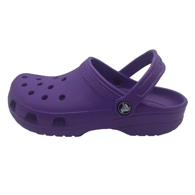 Crocs Womens Classic Clog in Neon Purple