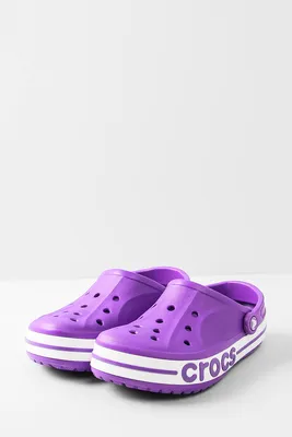 Купить сабо Crocs Baya Clog Фиолетовые с доставкой по Москве и РФ