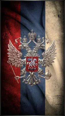 Обои герб, россия, триколор, флаг на рабочий стол