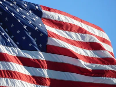 Векторная Иллюстрация Флаг США. Прямоугольный Государственный Флаг США. Флаг  Соединенных Штатов Америки. День Независимости Клипарты, SVG, векторы, и  Набор Иллюстраций Без Оплаты Отчислений. Image 44108255