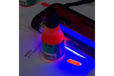 Флуоресцентная краска для ткани Noxton яркое свечение в ультрафиолете