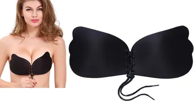 Fly Bra (Un Bra) Силиконовый невидимый бюстгалтер Черный размеры A B C D –  на сайте для коллекционеров VIOLITY | Купить в Украине: Киеве, Харькове,  Львове, Одессе, Житомире