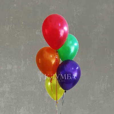 Цифра 1 и фонтан из 5 шаров | Воздушные шарики с гелием, доставка по Днепру